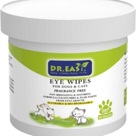 DR.EASY Pet Eye Wipes 120 Ct for Dog Cat Horse & Rabbit...