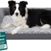 FurHaven Orthopedic Dog Bed for Large Dogs, L-Shaped Chaise...