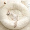 Gavenia Cat and Dog Bed, 20”x20” Washable Donut,...