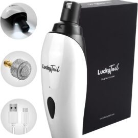 LuckyTail Pet Nail Grinder for Dogs and Cats – Super... LuckyTail Pet Nail Grinder for Dogs and Cats – Super...