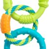 Pupstages Dental Links Dog Chew Toy, Textured Rings &...