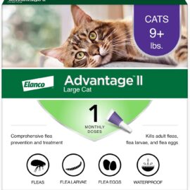 Advantage II Large Cat Vet-Recommended Flea Treatment &...