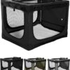 36 Inch Collapsible Travel Dog Crate for Medium Large Dogs,...