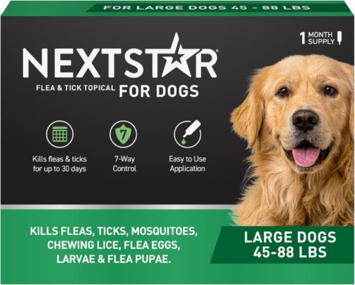 NextStar Flea & Tick Topical Dogs Large, 7-Way, 1-Month