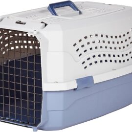 Amazon Basics 2-Door Top-Load Hard-Sided Dogs, Cats Pet... Amazon Basics 2-Door Top-Load Hard-Sided Dogs, Cats Pet...