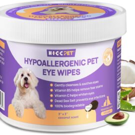 HICC PET Eyes Wipes for Dogs & Cats – Gently...