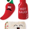 Fringe Studio Squeaker Pet Toy Set, Set of 3, Hot &...