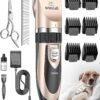 oneisall Dog Clipper Low Noise, Dog Grooming Kit with Rechargeable,...