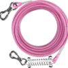 Tresbro Dog Tie Out Cable 50FT, Heavy Duty Runner Cable...