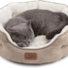 Bedsure Dog Beds for Small Dogs – Round Cat Beds for...