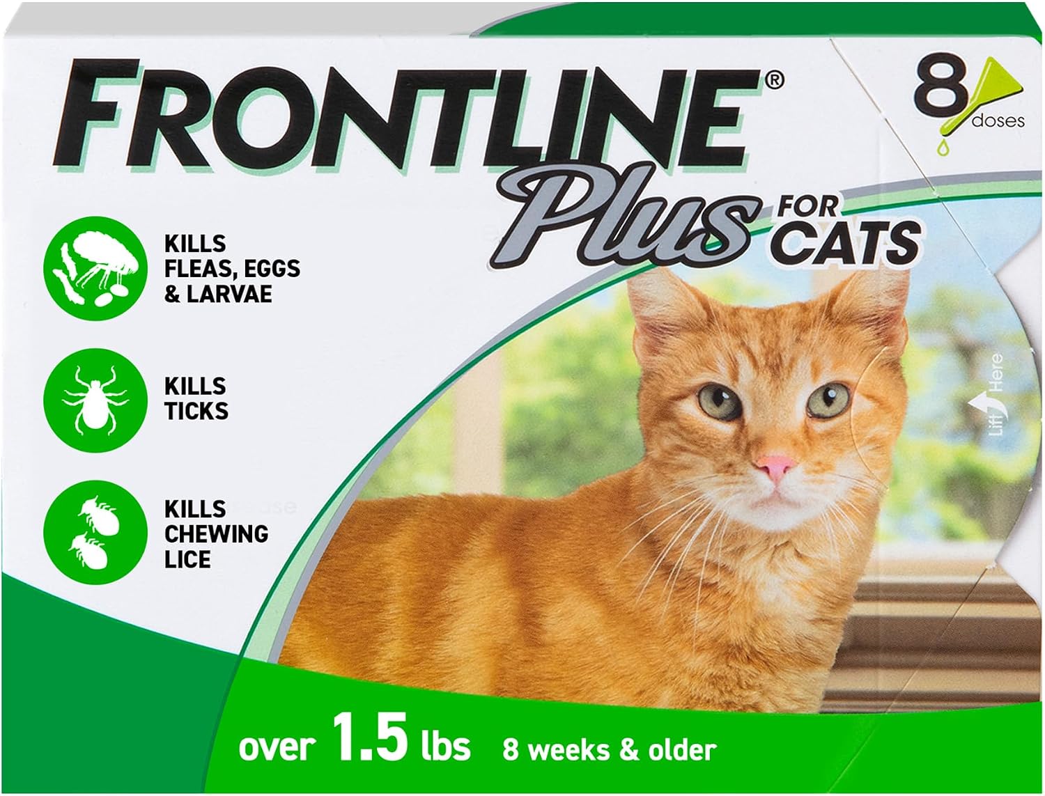 FRONTLINE Plus Flea & Tick Spot Treatment for Cat &...