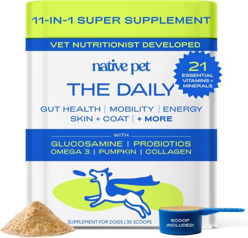 Native Pet Dog Vitamins & Supplements – 11-in-1...