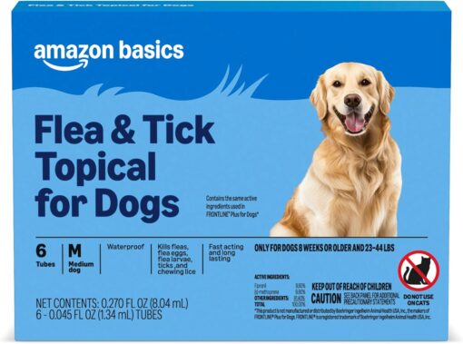 Amazon Basics Preventative Flea and Tick Topical Treatment...
