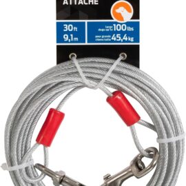 Aspen Pet Dog Tie Out Cable – 1700 lbs Break Strength... Aspen Pet Dog Tie Out Cable – 1700 lbs Break Strength...