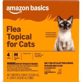 Amazon Basics Topical Flea Treatment for Medium Cats (5-9...