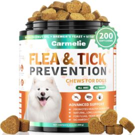 Carmelie Flea and Tick Prevention for Dogs Chewables 200...