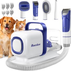 Dog Grooming Kit with Pet Grooming Vacuum, Dog Clipper,...