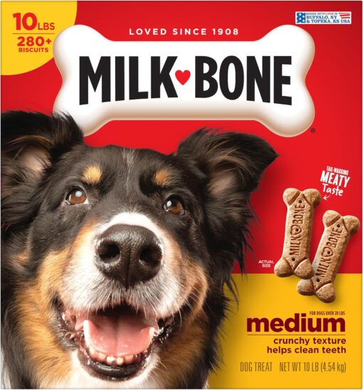 Milk-Bone Original Dog Treats Biscuits for Medium Dogs,...