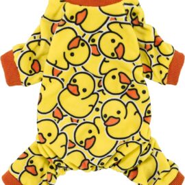 Fitwarm Funny Duck Dog Pajamas, Dog Winter Clothes for Small... Fitwarm Funny Duck Dog Pajamas, Dog Winter Clothes for Small...