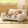 Bedsure Cute Couch for Pets – Fluffy Cat Sofa with...
