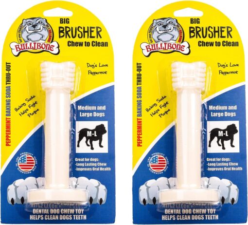 Bullibone Brusher: Dog Teeth Cleaning Brushing Toothbrush...
