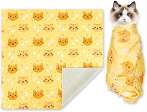Velcro Fabric for Cats Pet Grooming Adhesive Restraint Cloth...