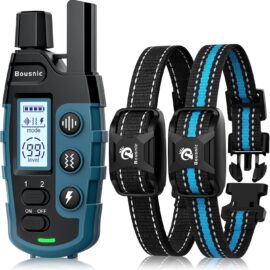 Bousnic Dog Shock Collar 2 Dogs (5-120Lbs) – 3300... Bousnic Dog Shock Collar 2 Dogs (5-120Lbs) – 3300...