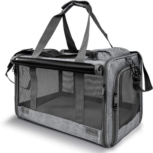 Pet Carrier for Large Cats, Soft-Sided Cat Carrier for Medium...