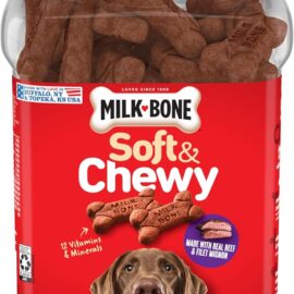 Milk-Bone Soft & Chewy Dog Treats, Beef & Filet... Milk-Bone Soft & Chewy Dog Treats, Beef & Filet...