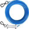 Tresbro Dog Tie Out Cable 50FT, Heavy Duty Runner Cable...