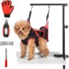 Dog Grooming Arm with Clamp & Pet Grooming Hammock...