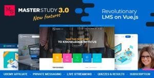 Masterstudy GPL v4.8.52 – LMS WP Theme for  eLearning & Online Courses