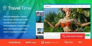 Travel Time Theme v1.3.0 – Tour and Hotel WordPress Theme