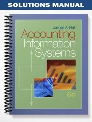 Solutions Manual for Accounting Information Systems 6th Edition by James Hall