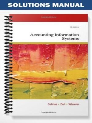 Solutions Manual for Accounting Information Systems 9th Edition by Gelinas