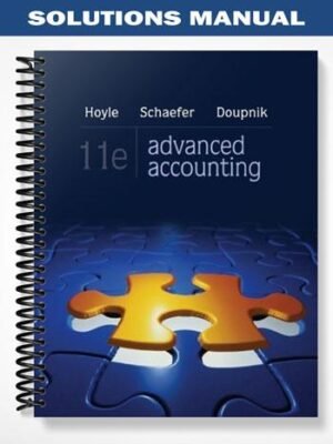 Solutions Manual for Advanced Accounting 11th Edition by Hoyle