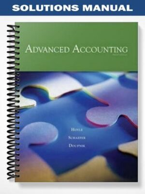 Solutions Manual for Advanced Accounting 9th Edition by Hoyle