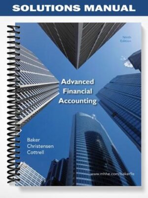 Solutions Manual for Advanced Financial Accounting 9th Edition by Baker