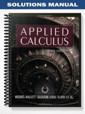 Solutions Manual for Applied Calculus 3rd Edition by Flath