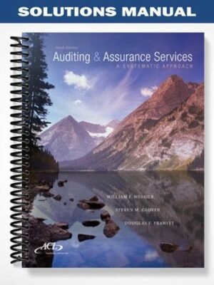 Solutions Manual for Auditing and Assurance Services A Systematic Approach 9th Edition by Messier