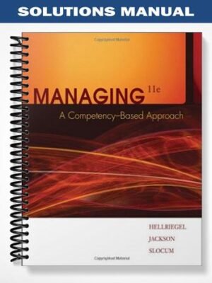 Solutions Manual for Competency-Based Management 11th Edition by Slocum