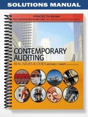 Solutions Manual for Contemporary Auditing Real Issues & Cases Update 7th Edition by Knapp
