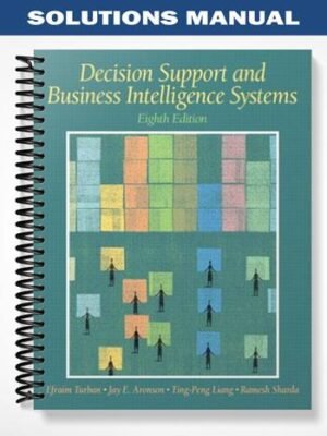 Solutions Manual for Decision Support and Business Intelligence Systems 8th Edition by Turban