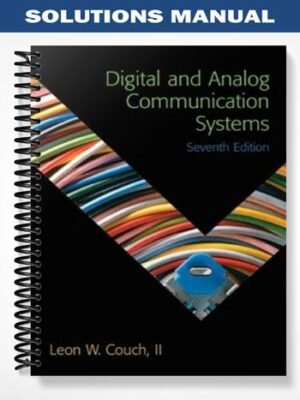 Solutions Manual for Digital & Analog Communication Systems 7th Edition by Couch