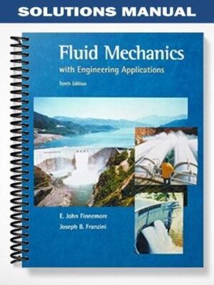 Solutions Manual for Fluid Mechanics With Engineering Applications 10th Edition by John Finnemore