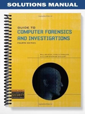 Solutions Manual for Guide to Computer Forensics and Investigations 4th Edition by Nelson