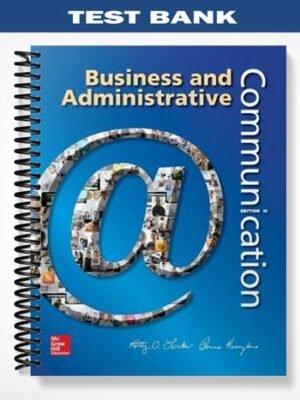 Test Bank for Business and Administrative Communication 11th Edition by Locker