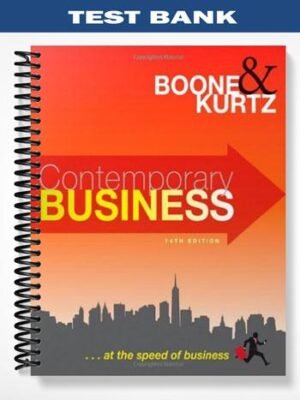 Test Bank for Contemporary Business 14th Edition by Boone