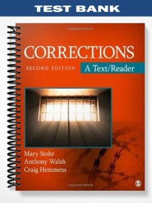 Test Bank for Corrections 2nd Edition by Stohr