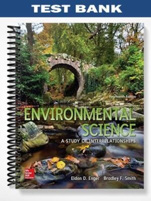 Test Bank for Environmental Science 14th Edition by Enger